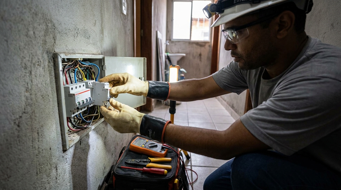 Instalacao de disjuntor profissional em Sete Lagoas‑MG